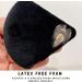 Zulfaye 2Pcs Velvet Triangle Powder Puff Set - Reusable Makeup Sponges for Pressed and Loose Powder Foundation - Black - Buy Online on GoSupps.com