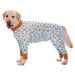 YeaPeeto one-divider for dogs for relaxation for large and medium-sized dogs pajamas full body for hair loss allergies anti-licks wound protection cone alternative (4xl bear) 4xl bear