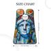 Statue of Liberty Oil Painting Print Beard Bib Apron - Non-Stick Men's Hair Catcher for Easy Shaving Gifts - One Size Black - Buy Online on GoSupps.com