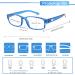 Cojwis 6 Pack Blue Light Filter Reading Glasses for Men & Women | Anti Blue Light PC Gaming Fashion Visual Aid - 6 Color Mix 2.25x - Buy Online on GoSupps.com
