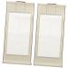 COHEALI 2pcs Writing Painting Blank Art Hanging Mounting Xuan Drawing Chinese Calligraphy Wall Rice Paper Picture 3 70X30CM