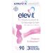 Elevit 1 - folic acid high -dose - desire to have children and pregnancy - 20 vitamins and minerals for the development of the baby - 90 tablets for 3 months 90 pieces (1 Pack)