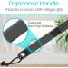 Vive Long Handled Loofah on a Stick | Exfoliating Mesh Sponge for Bath | Reusable Soft Loofa for Men & Women | Ideal for Elderly & Disabled | Interchangeable Handle - Black - Buy Online on GoSupps.com