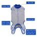 Recovery Suit for Dogs - Postoperative Wound Protection Clothing | Anti-Licking E-Collar Alternative | XS A-Gray - Buy Online on GoSupps.com