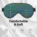 Alligator Skin Print Soft Sleep Mask - Luxury Eye Mask for Men & Women - Perfect for Travel & Rest - Buy Online on GoSupps.com