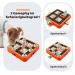 Dufuso Level 3 Dog Intelligence Toys - Slow Feeder for Small Medium & Large Dogs - Tough Puzzle Orange - Buy Online on GoSupps.com