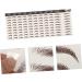 FOMIYES 36 Sheets Waterproof Eyebrow Stickers Lady Tools Fake Eyebrow Stickers Temporary Brow Tattoos 6d Set - Buy Online on GoSupps.com
