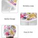 Colorful Doodle Star Dry Hair Cap & Button Headband Set | Quick Drying Super Absorbent Towel | Soft & Comfortable | International Shipping Available - Buy Online on GoSupps.com