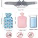 Soft Waist Cover Hot Water Bottle - Cat Design | Relief for Neck, Shoulder, Back, Legs | Rubber Hot Water Bag - Buy Online on GoSupps.com
