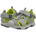 Geox Boy's B Sandal Multy 6 UK - Grey Lime Green | Breathable Kids' Sandal - Buy Online on GoSupps.com