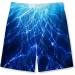 Buy Tuonroad Boys' 3D Print Swimming Shorts | Fast Drying & Funny Beach Trunks for Ages 5-14 | Blue Lightning Design - Buy Online on GoSupps.com