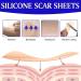 RTBYUE Silicone Scar Sheets - 20PCS for Scar Removal Treatment of Acne, Keloid, Surgery, C-Section, Burn, Tummy Tuck - Buy Online on GoSupps.com