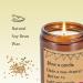 Scented Lavender Soy Wax Candle Gift - Handmade 200g - 50 Hours Long Lasting Aromatherapy - Perfect Birthday Gift for Women - Buy Online on GoSupps.com