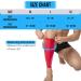 360 RELIEF Compression Calf Sleeves for Men and Women Sports | Shin Splints, Muscle Cramps, Workout Support | Running, Hiking, Marathon | Sizes M L XL, Red, Single Pack with Mesh Laundry Bag - Buy Online on GoSupps.com