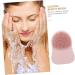 Angoily Face Cleaning Brush Silicone Face Brush Silica Gel Scrubber Manual Facial Cleaning Brush - Buy Online on GoSupps.com
