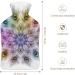 Peacock Feathers Hot Water Bottle - Colorful Rubber Pain Relief Bag for Cramps & Foot Warmer - Hot & Cold Therapy - Buy Online on GoSupps.com
