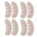 FRCOLOR 4 Pairs Non-Slip Stickers Present Stickers Fasciitis Shoe Sole Grip Pads Girl Stickers Exercise Floor Mat Shoes Soccer Ball Stickers Soft Insole Pads Work Flannel Heel Lining As Shown 8.3x2.8cm