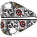 Skulls Roses Microfiber Hair Towel Wrap - Super Absorbent Quick Dry Hair Cap for Women with Long Curly & Thick Hair - Buy Online on GoSupps.com