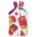 Color Popsicle Hot Water Bottle With Cover Plush Bed Bottle Hand Warmer For Adults And Children 26.5X15.3cm