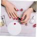 Buy EXCEART 10pcs Nail Polish Palette - Manicure Display Tools & Color Dishes for Nail Art - White Glue Board Mix - 9.5x9.5CM - International Shipping Available - Buy Online on GoSupps.com