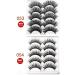 Icycheer Mixed 3D Artificial Eyelashes Natural Long Thick Cross & Fluffy Dramatic Doll Lashes for Cosplay | 5 Pairs - Buy Online on GoSupps.com