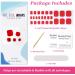 Ceboic Half-Hardened Gel Nail Foils - 26 Self-Adhesive Hot Red Toenail Stickers for Perfect Pedicure | UV/LED Lamp Required - Buy Online on GoSupps.com