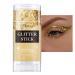 Stick Eyeshadow and Safe Face s Body Gel Sequins - Easy to Use Flash Loose Sequin for Face Body 01#