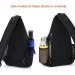 MOSISO Mini Sling Backpack - Small Hiking Daypack for Travel & Outdoor Activities in Black - Buy Online on GoSupps.com
