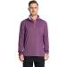 Quarter Zip Golf Pullover Men Dry Fit Long Sleeve - Dark Purple Melange - 3XL - Buy Online on GoSupps.com