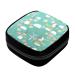 GIAPB Period Bag Sanitary Napkin Storage Bag Pad Holder for Period Makeup Pouch Alpaca Blue Background Color440