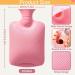 QXNDXQ Heat Bottle with Soft Cover - 2L PVC Hot Water Bag for Pain Relief | Fluffy Bed Bottle | Durable & Safe Winter Gift (Pink) - Buy Online on GoSupps.com