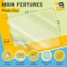 Self Adhesive Laminating Sheets 5.3 x 7.3 Inches 4 Mil Thick 20 Pack Suited for Photo Size Self Sealing Lamination Sheets 5 x 7 - Buy Online on GoSupps.com