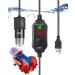 Kulife 5V/2A USB Powered 10W Super Mini Fish Tank Heater Adjustable Submersible Aquarium Heater Betta Heater Turtle Heater with LED Display Thermostat - for up to 1 Gallon Tanks 10W(USB)