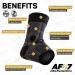 OS1st AF7 Ankle Bracing Sleeve - Stabilizes Weak Ankles Relieves Achilles Tendonitis - Right Medium - International Shipping Available - Buy Online on GoSupps.com