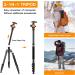 Victiv 82 Aluminum DSLR Camera Tripod | 80 Monopod | Lightweight & Durable Tripod for Travel & Work - Orange - Buy Online on GoSupps.com
