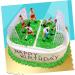 COLLBATH 8pcs First Pastel Party Decorations Soccer Cake Topper Flag Football Ornament Cocktail Picks Capacillos Para Cupcake Cake Decorating Figurine Soft Birthday Party Supplies - Buy Online on GoSupps.com