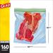 Glad Gallon Freezer Bags - 40 Count x 4 Pack - Zipper Food Storage Bags - 5124985 - Buy Online on GoSupps.com