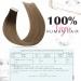 Moresoo Invisible Tape Extensions - Real Hair 60cm Dark Brown to Blonde 5 Pieces 12.5g Premium Tape-In Hair Extensions #2/DXB/18 - Buy Online on GoSupps.com