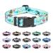 Mercano dog collar adjustable soft nylon comfort & robust patterned dog collar for small medium -sized dog puppies cats (s sailing) s sailing