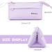ANGOOBABY Large Capacity Pencil Case Durable Pen Pouch Portable Pencil Bag with Handle for School Teen Girl Boy Men Women Adults purple - Buy Online on GoSupps.com