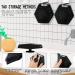 Silicone Body Scrubber & Storage Hook - Handheld Shower Cleansing Brush for Gentle Exfoliating and Massage - Removes Dead Skin - Black - Buy Online on GoSupps.com