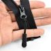 50 Anti-Slip Zip Pendants - Zipper Extensions for Jackets Backpacks & Travel Cases (Black) - Buy Online on GoSupps.com