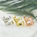 Custom Name Stethoscope ID Tag Ring - Personalized 18K Rose Gold Silver Charm - Handmade Nurse Doctor Gift - Buy Online on GoSupps.com