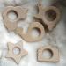 Cartoon Wood Star Teether: Natural Beech Wooden Animal Shape DIY Necklace Pendant (10pcs) - Buy Online on GoSupps.com