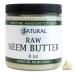 Organic Neem Butter-Coconut Oil, Neem Oil, Neem Leaf, Marula Oil, Kokum Butter, Rosemary, For Sensitive Skin, Itchy Skin, 8 oz. 8 Ounce (Pack of 1)