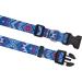 Mihqy Adjustable Soft Dog Collar - Bohemian Flower & Geometric Design | Comfortable for Small Medium & Large Dogs | XS (20-30 cm Neck) - Blue Ethnic Style - Buy Online on GoSupps.com