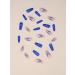 24pcs Butterfly Coffin Fake Nail Blue Butterfly Press on Nails Trendy Butterfly Coffin Nails Luxurious Nails Acrylic Nails Fake Nails For Women Girls - Buy Online on GoSupps.com