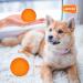 Laroo Durable Dog Toys - Squeaker Dog Ball & Football for Small & Large Dogs | Natural Rubber 5cm Orange - Buy Online on GoSupps.com