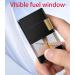Vintage Metal Lighter Windproof Open Flame Dual Flame Lighter Metal Portable Durable Butane Lighter refillable Butane Lighter with Visible Gas Fuel Tank Window Candle Indoor Outdoor(B) - Buy Online on GoSupps.com