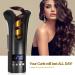 Buy Black Automatic Rotating Curling Iron - 1 Inch Ceramic Wand for Professional Quality Curls | Travel-Friendly & Newest Model - Buy Online on GoSupps.com